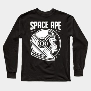 Space Ape To The Moon Long Sleeve T-Shirt